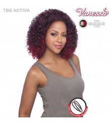 Vanessa Synthetic Tops Braid Band Lace Front Wig - TBB ACTIVA