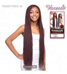 Vanessa Designer Lace Braided Lace Front Wig - TBOXY FREE 40