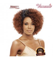 Vanessa Honey-C Brazilian Human Hair Blend Lace Front Wig - TCHB CAMBIX