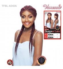 Vanessa Synthetic Tops Four Braid Swissilk Designer Lace Front Wig - TFBL ADIDA