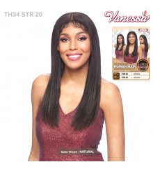 Vanessa 100% Brazilian Human Hair 13X4 Lace Front Wig - TH34 STR 20
