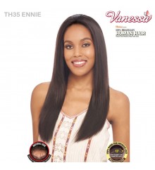 Vanessa Honey 100% Brazilian Human Hair Swissilk Deep Lace Front Wig - TH35 ENNIE