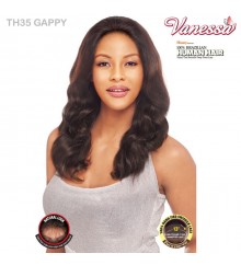 Vanessa Honey Brazilian Unprocessed Human Hair Swissilk Deep Lace Front Wig - TH35 GAPPY