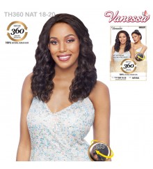 Vanessa Remy Human Hair 360 Swissilk Lace Wig - TH360 NAT18-20