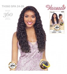 Vanessa 100% Remi Brazilian Human Hair 360 Lace Front Part Wig - TH360 SPA 24-26