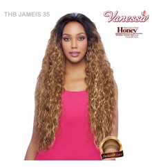 Vanessa Honey Brazilian Human Hair Blend Swissilk Lace Front Wig - THB JAMEIS 35