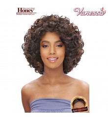 Vanessa Brazilian Human Hair Blend Tops Lace Front Wig - THB MIDEE