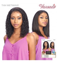 Vanessa 100% Brazilian Human Hair Hand Tied Swissilk Lace Front Wig - THH WETWAVE