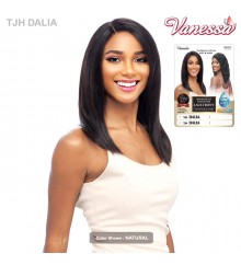 Vanessa 100% Brazilian Human Hair Swissilk Lace Front Wet & Wavy Wig - TJH DALIA