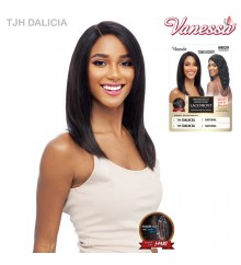 Vanessa 100% Brazilian Human Hair J Part Swissilk Lace Front Wig - TJH DALICIA