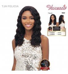 Vanessa 100% Brazilian Human Hair J Part Swissilk Lace Front Wig - TJH FELICIA