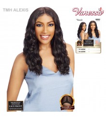 Vanessa 100% Brazilian Human Hair Middle Part Swissilk Lace Front Wig - TMH ALEXIS