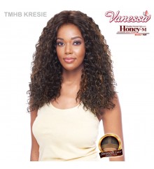 Vanessa Honey M Brazilian Human Hair Blend Swissilk Lace Front Wig - TMHB KRESIE