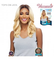 Vanessa Top Deep Middle Lace Part Swissilk Lace Front Wig - TOPS DM JAYA