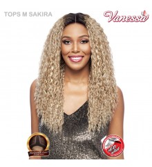 Vanessa Top Super Middle Part Lace Front Wig - TOPS M SAKIRA