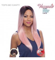 Vanessa Synthetic Hair Top Middle C-Side Swissilk Lace Front Part Wig - TOPS MC CANTY